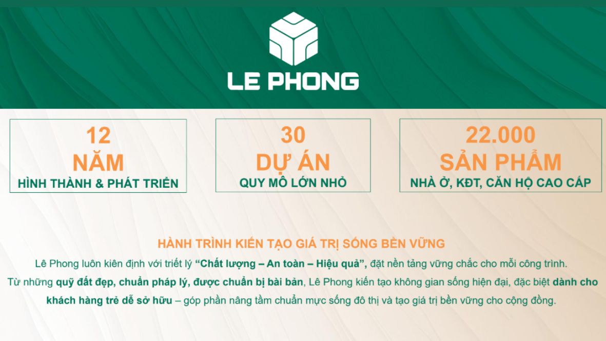 Chủ đầu tư Tập đoàn Lê Phong