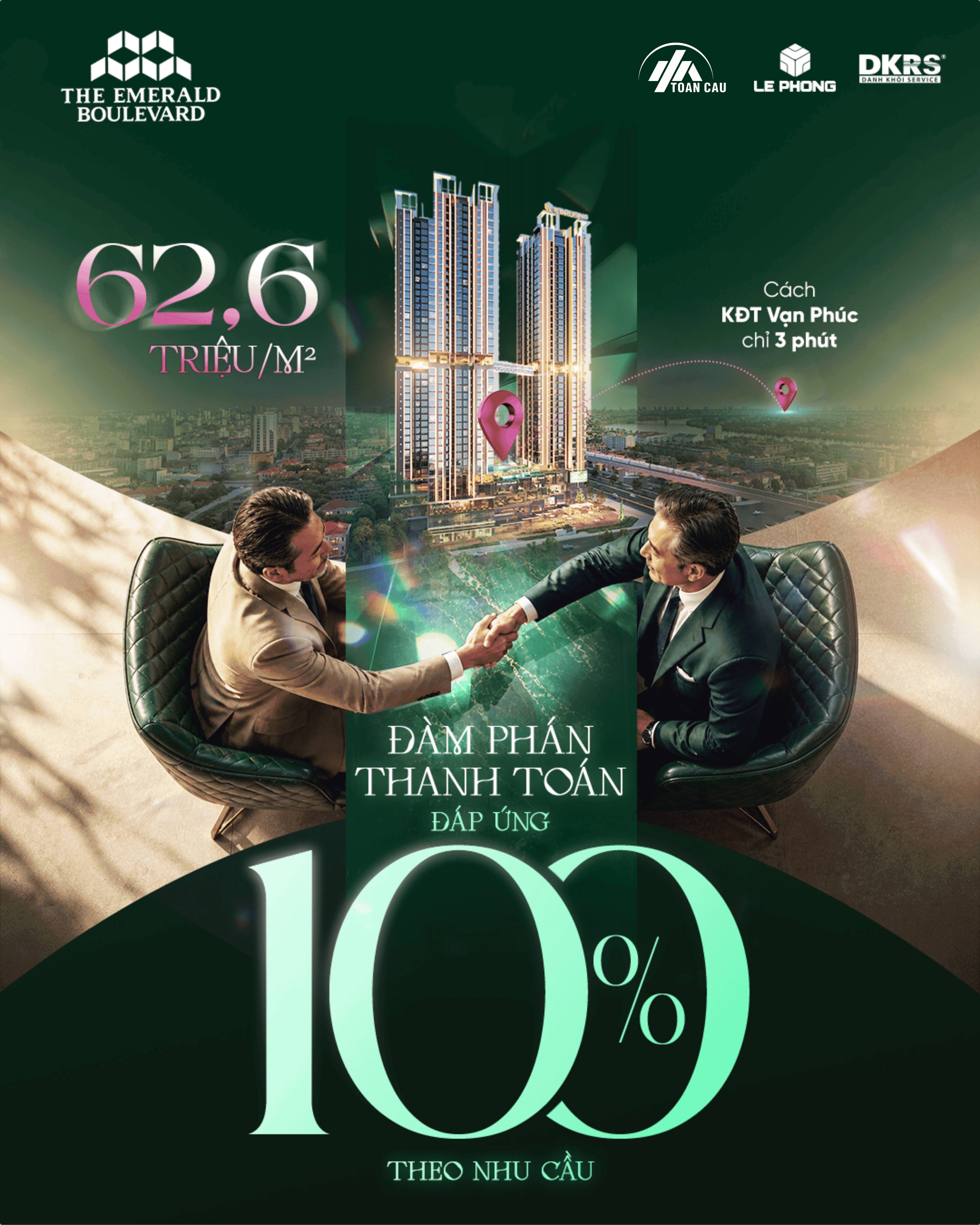 Chính sách bán hàng của dự án The Emerald Boulevard